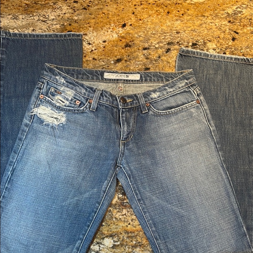Joes Jeans medium/light wash distressed